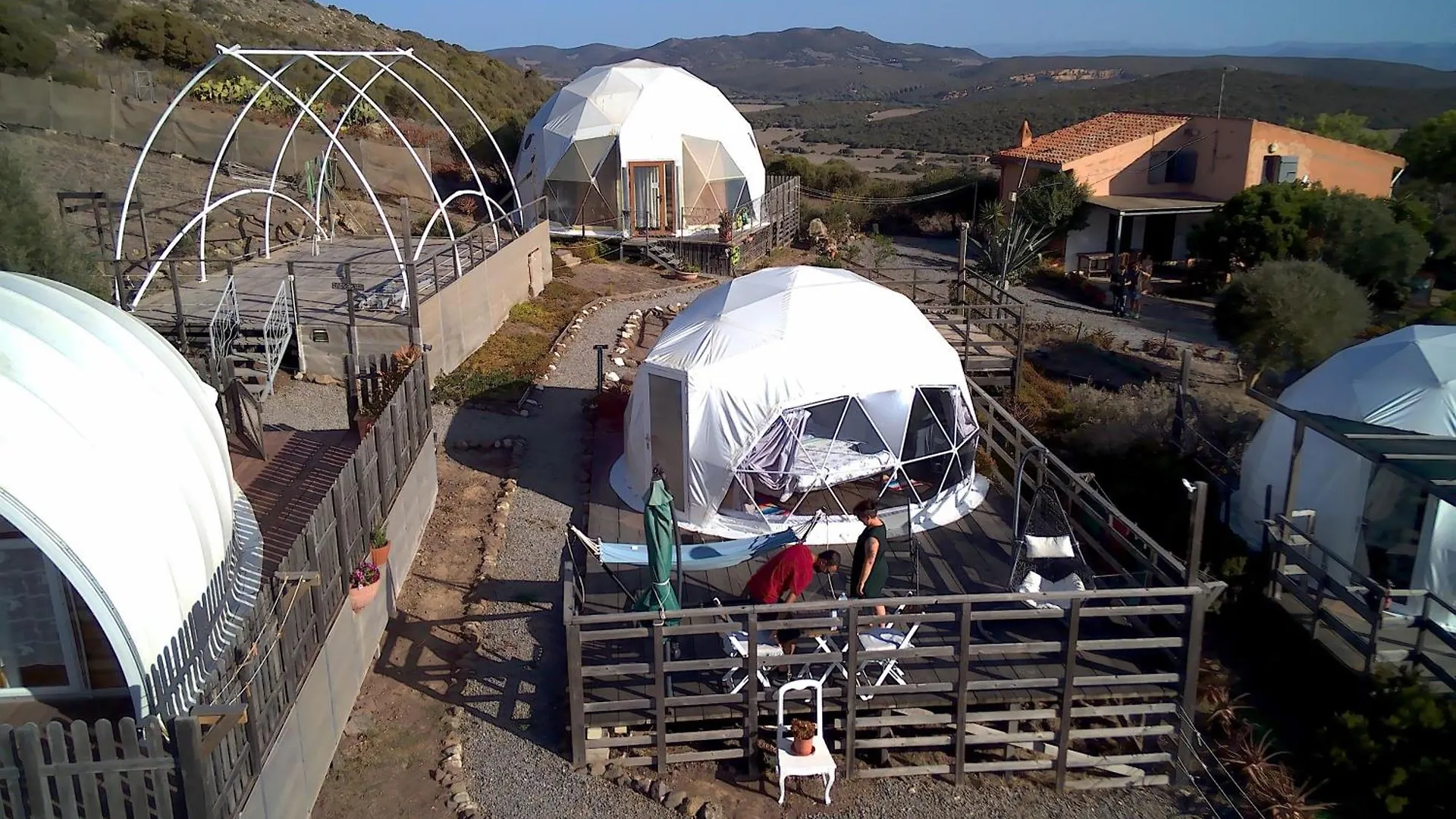 Agriturismo Glamping Erbe Matte SantʼAntìoco Bauernhof