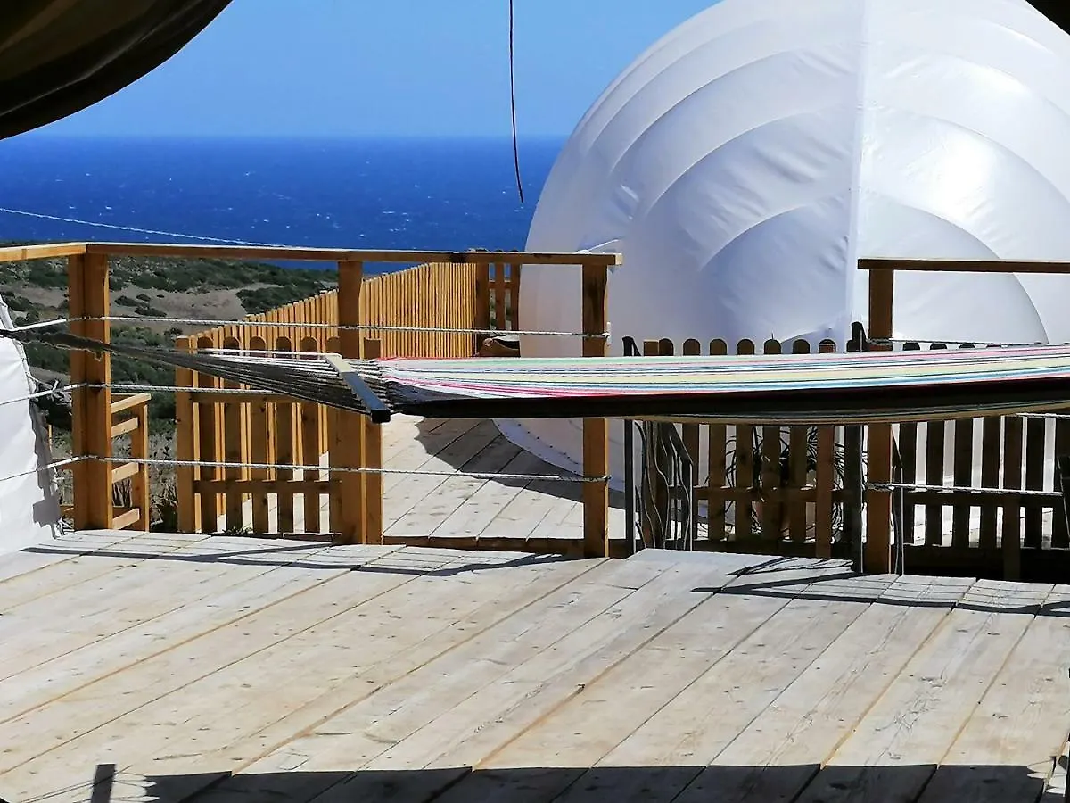 Bauernhof Agriturismo Glamping Erbe Matte SantʼAntìoco