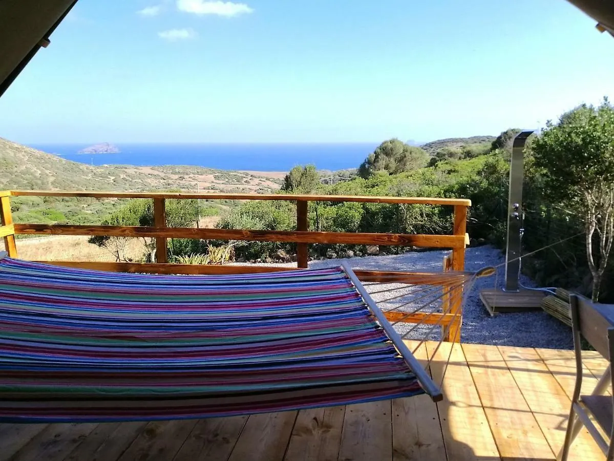Bauernhof Agriturismo Glamping Erbe Matte SantʼAntìoco